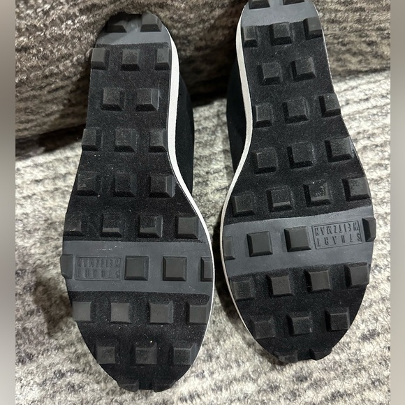 Girl's Stuart Weitzman Black Ariana Clare Wedges, NWT! - Picture 8 of 9